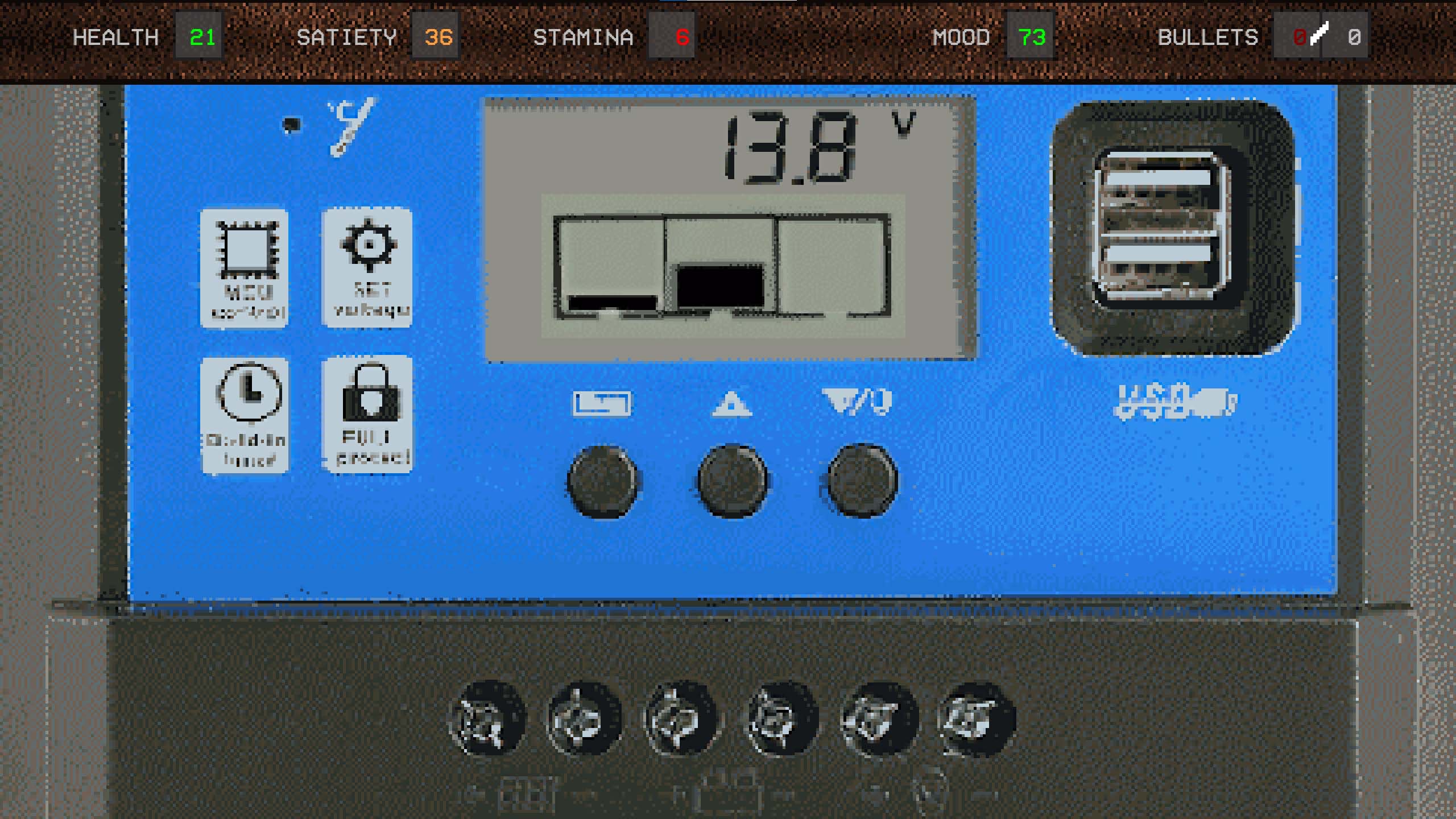 gameplay screenshot - RV Battery closeup